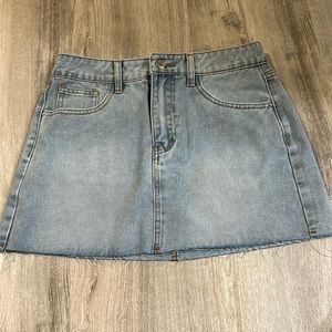 jean skirt